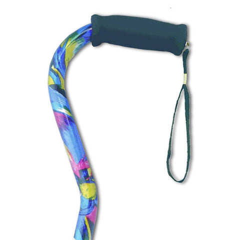 Offset Handle Cane, Abstract 1 (EA)