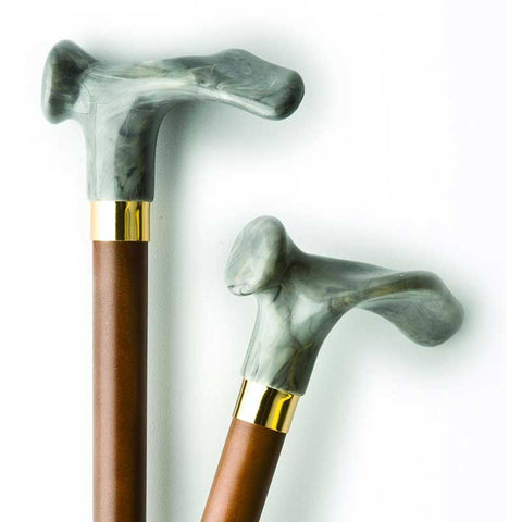 Contour Left Handle Cane, Walnut 1 (EA)